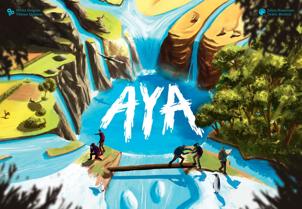 Aya – оригинална игра с редене на домино