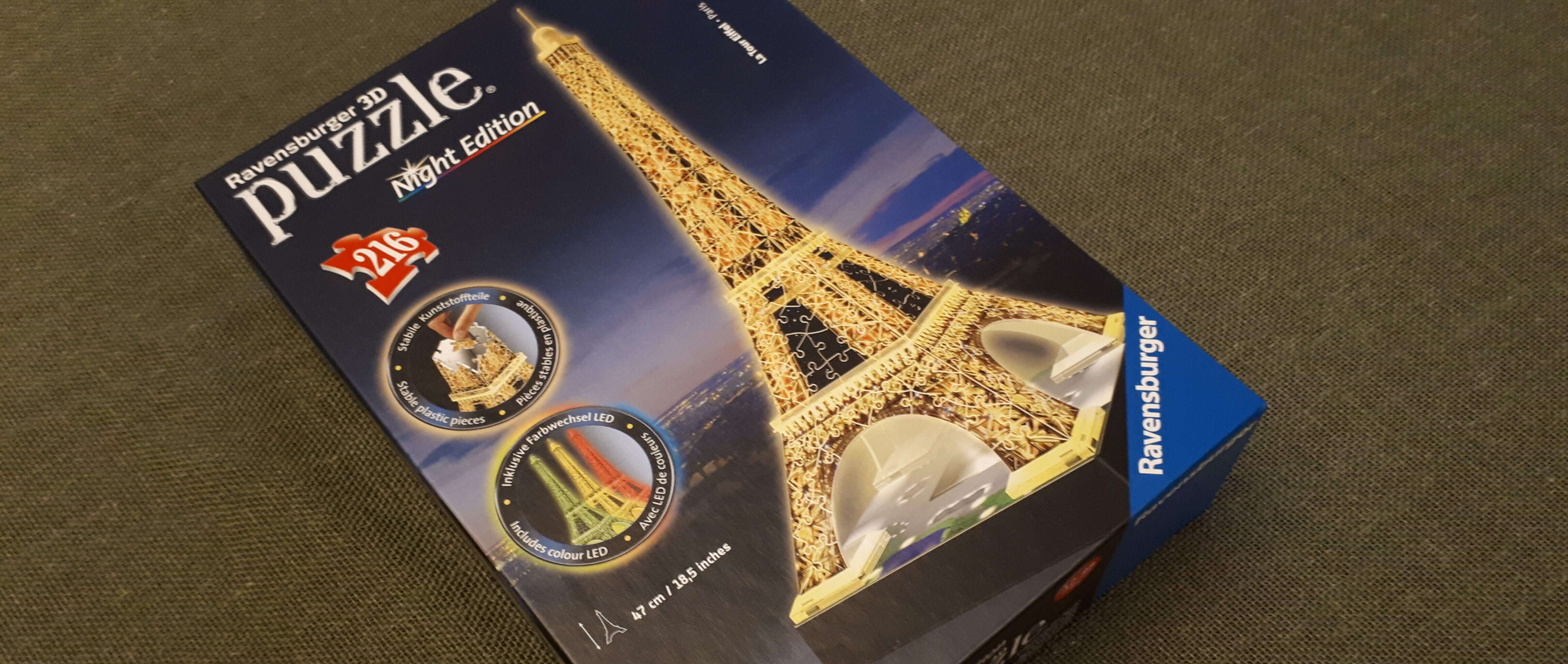 Ревю на Пъзел: Светеща 3Д Айфелова кула